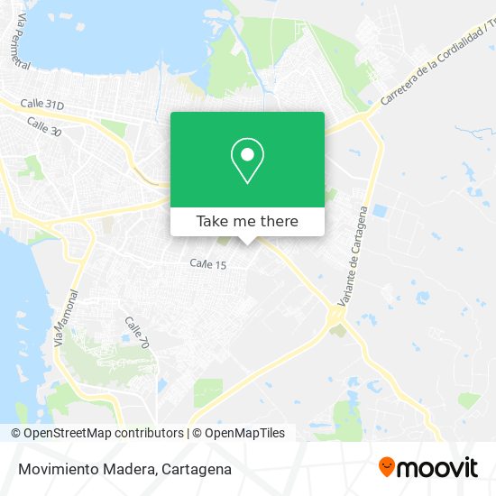 Mapa de Movimiento Madera