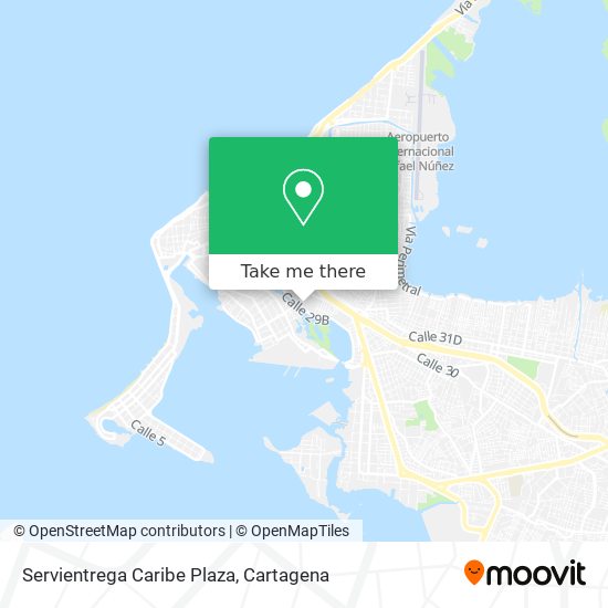 Servientrega Caribe Plaza map