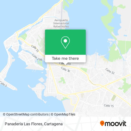 Panadería Las Flores map