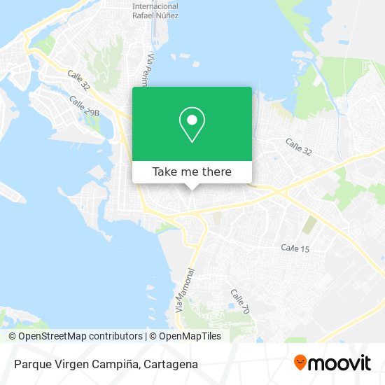 Parque Virgen Campiña map