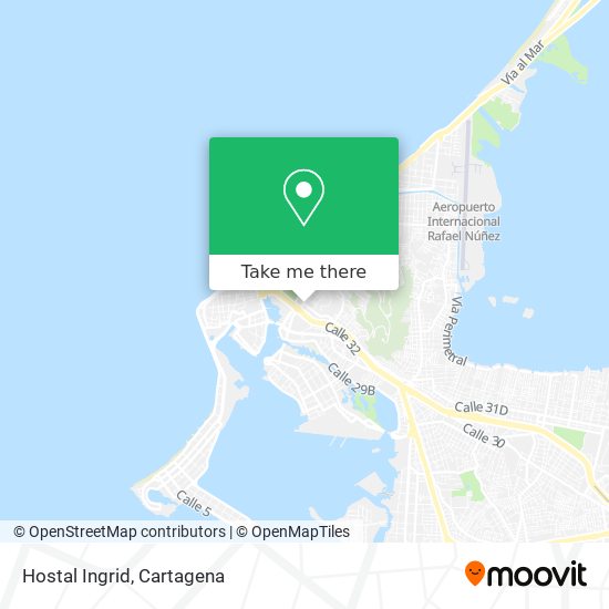 Mapa de Hostal Ingrid
