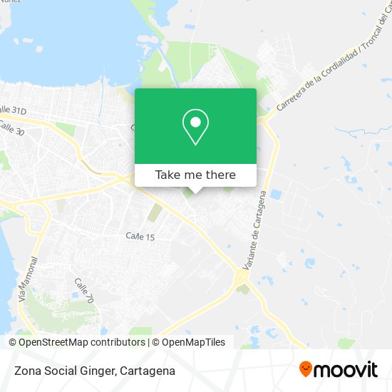 Zona Social Ginger map