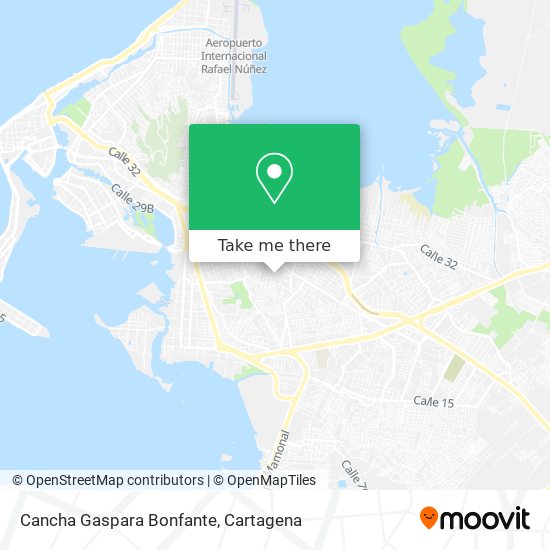 Mapa de Cancha Gaspara Bonfante