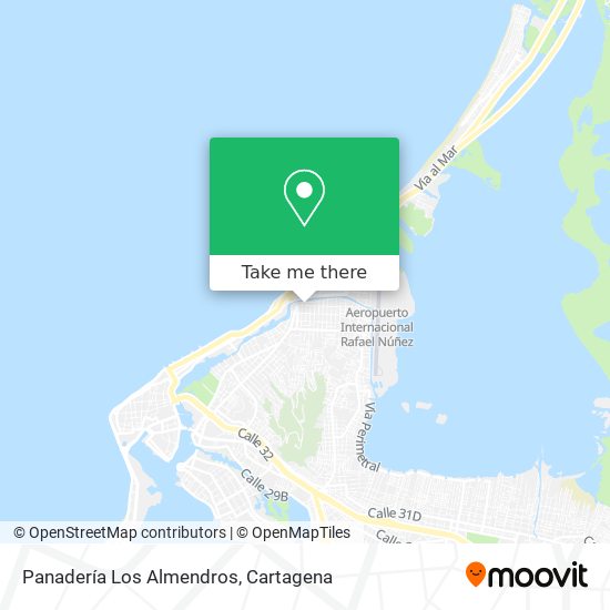 Panadería Los Almendros map