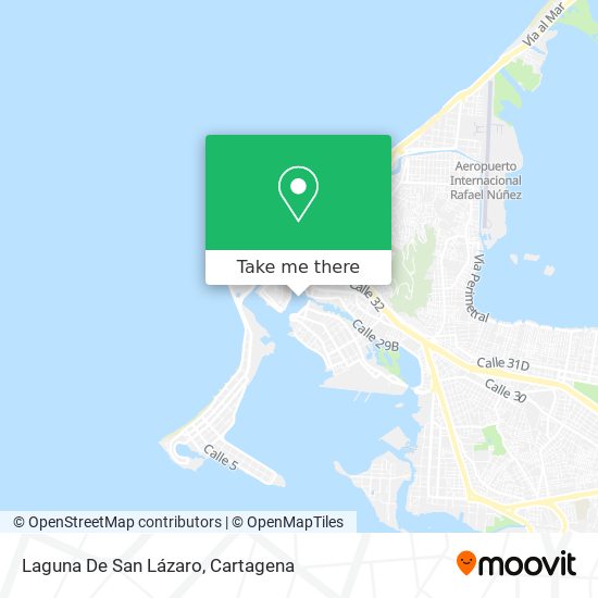 Laguna De San Lázaro map