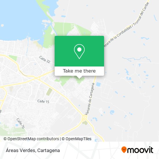 Mapa de Áreas Verdes