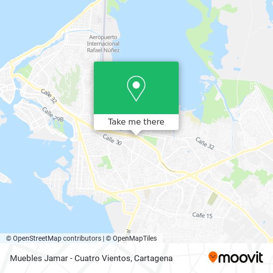 Muebles Jamar - Cuatro Vientos map