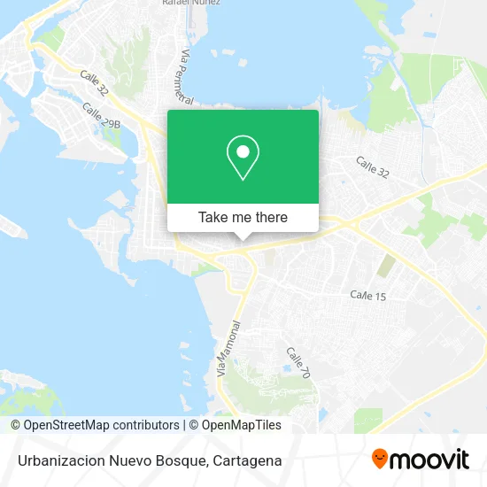Urbanizacion Nuevo Bosque map
