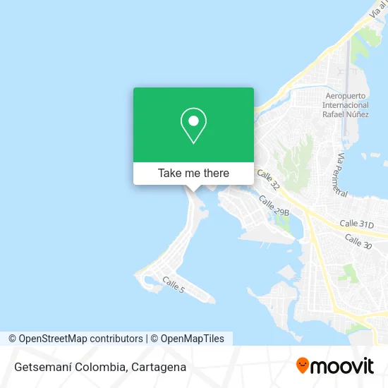 Getsemaní Colombia map