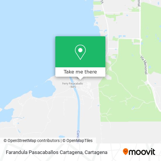 Mapa de Farandula Pasacaballos Cartagena