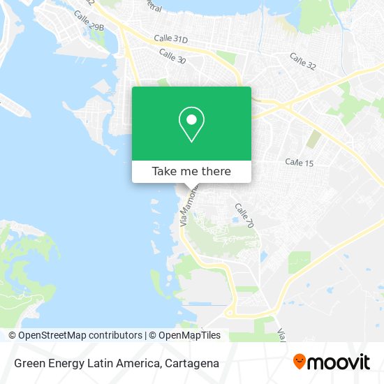 Green Energy Latin America map