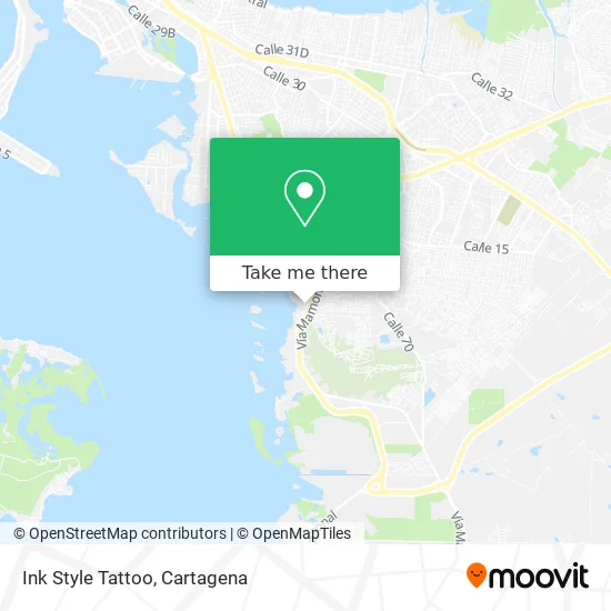 Ink Style Tattoo map