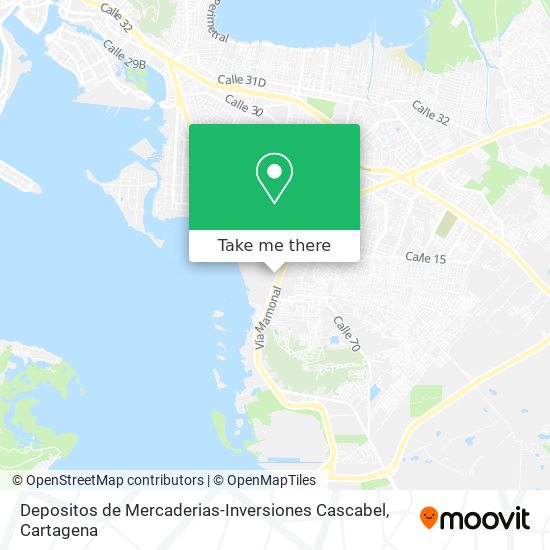 Depositos de Mercaderias-Inversiones Cascabel map