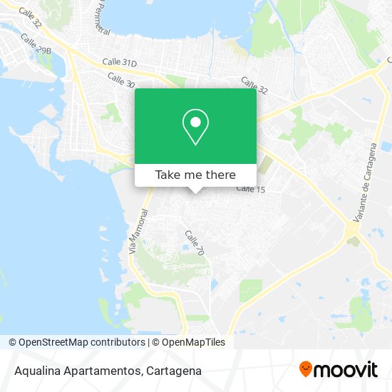 Mapa de Aqualina Apartamentos