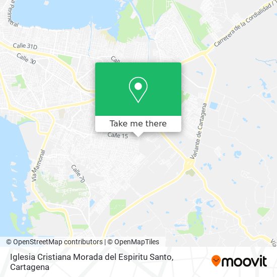 Iglesia Cristiana Morada del Espiritu Santo map