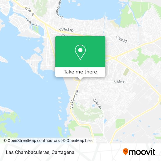 Mapa de Las Chambaculeras