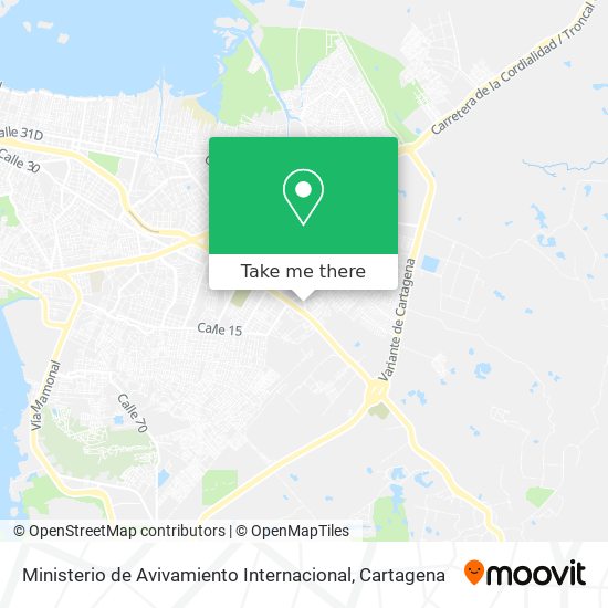 Ministerio de Avivamiento Internacional map
