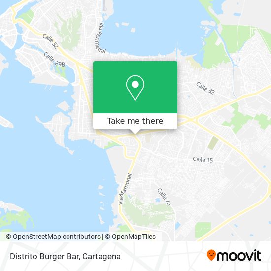 Distrito Burger Bar map