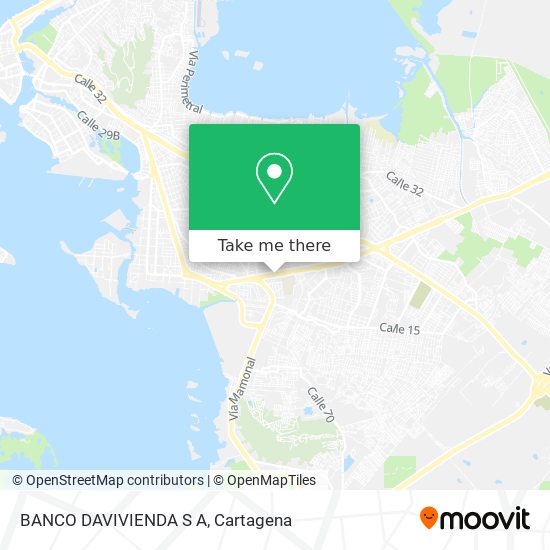 BANCO DAVIVIENDA S A map