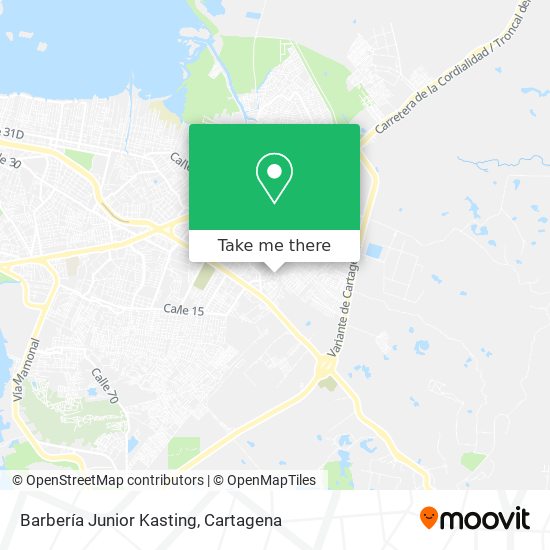 Barbería Junior Kasting map