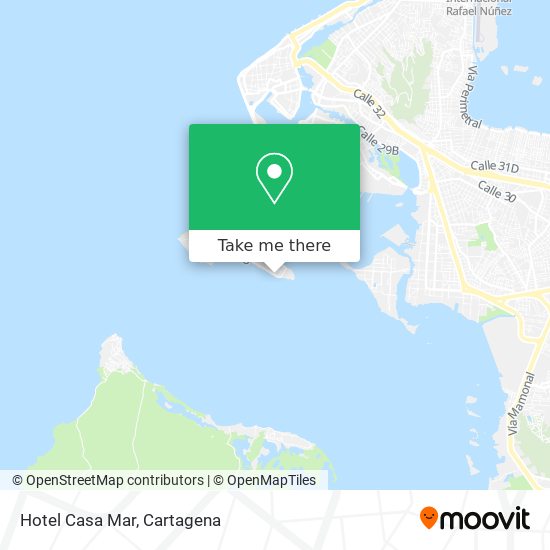 Mapa de Hotel Casa Mar
