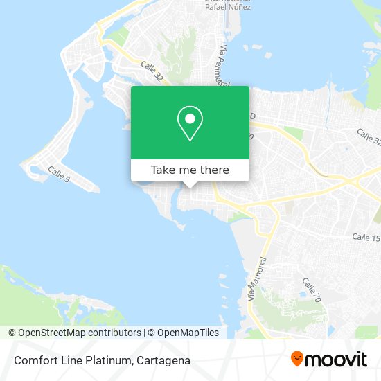 Comfort Line Platinum map