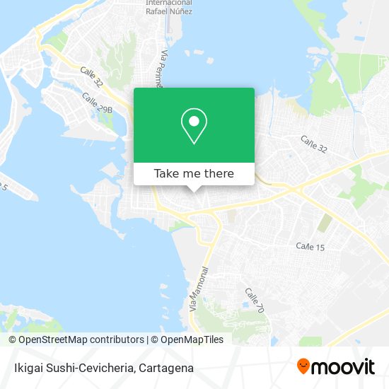 Ikigai Sushi-Cevicheria map