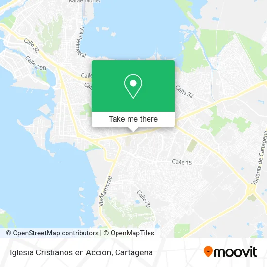 Iglesia Cristianos en Acción map