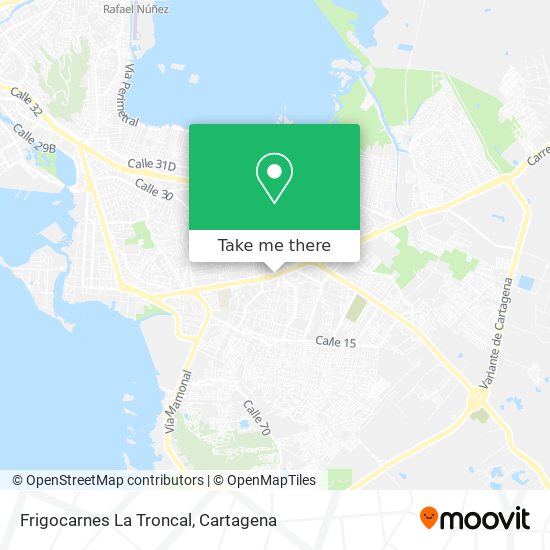 Mapa de Frigocarnes La Troncal