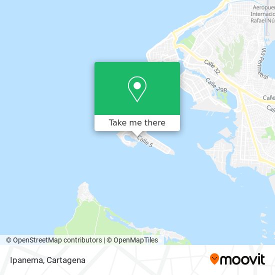 Mapa de Ipanema