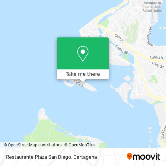 Restaurante Plaza San Diego map