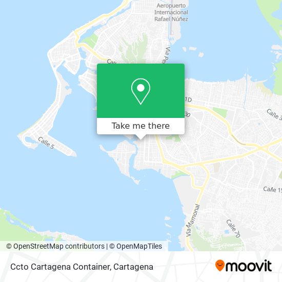 Ccto Cartagena Container map