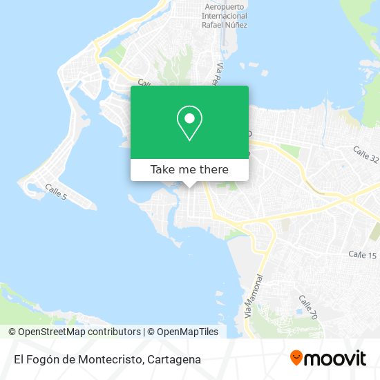 El Fogón de Montecristo map