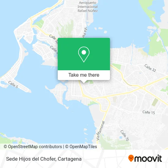 Sede Hijos del Chofer map