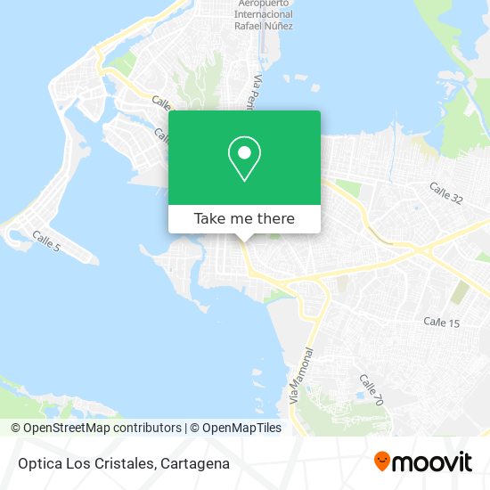 Optica Los Cristales map