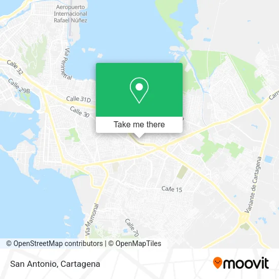 San Antonio map