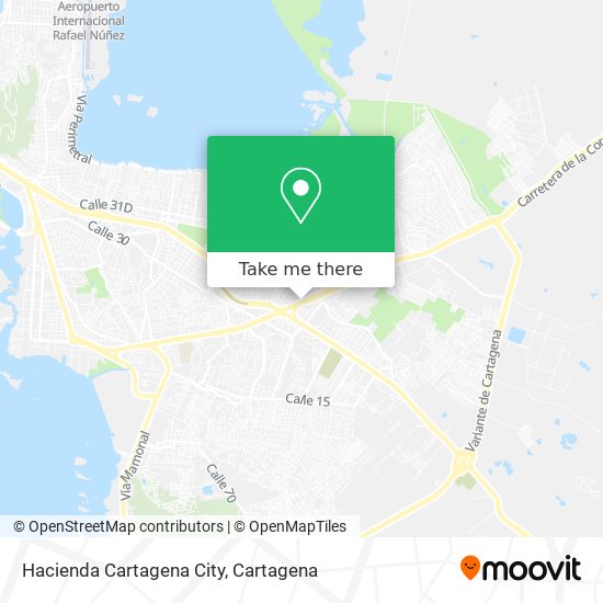 Hacienda Cartagena City map