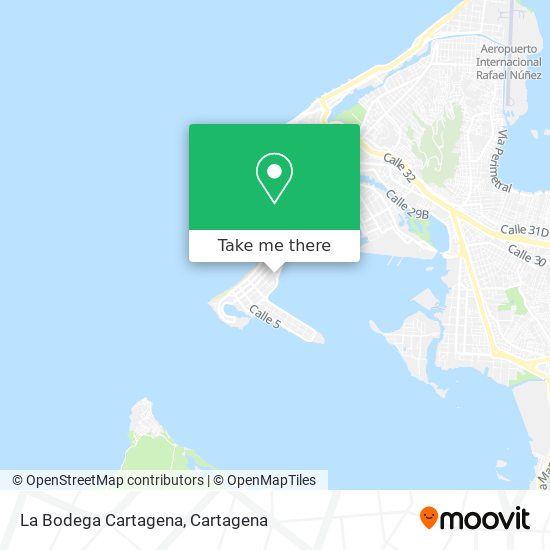 La Bodega Cartagena map