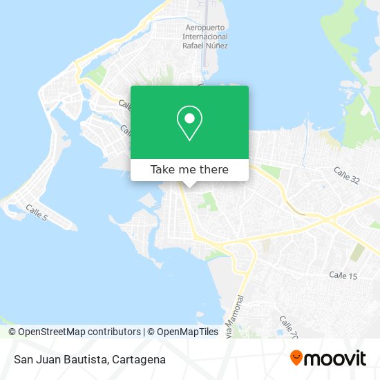 Mapa de San Juan Bautista