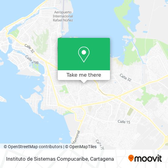 Mapa de Instituto de Sistemas Compucaribe