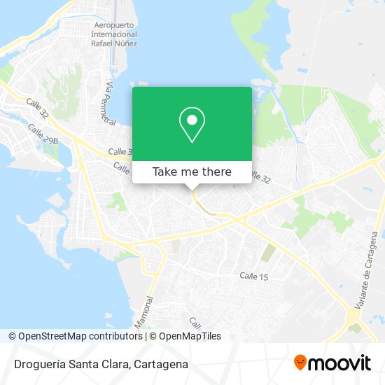 Droguería Santa Clara map