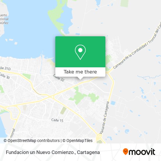 Fundacion un Nuevo Comienzo. map