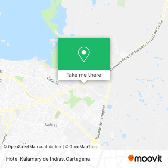 Hotel Kalamary de Indias map