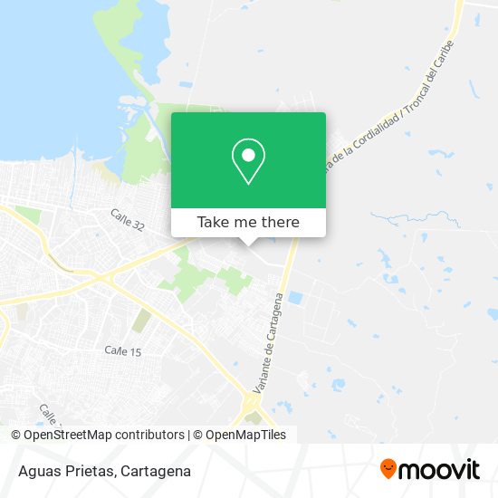 Aguas Prietas map