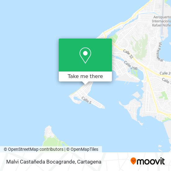 Mapa de Malvi Castañeda Bocagrande