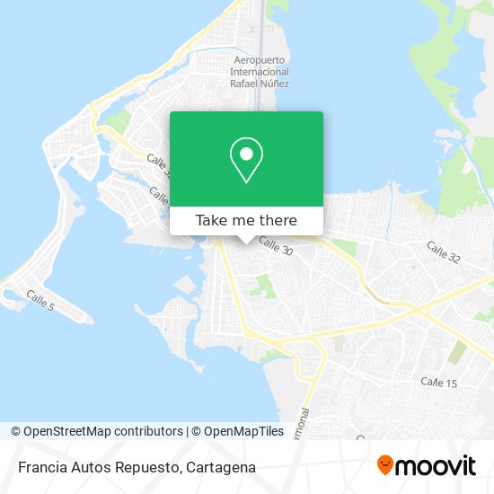 Mapa de Francia Autos Repuesto
