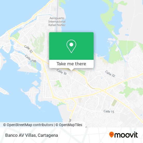 Banco AV Villas map