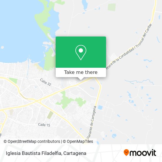 Iglesia Bautista Filadelfia map
