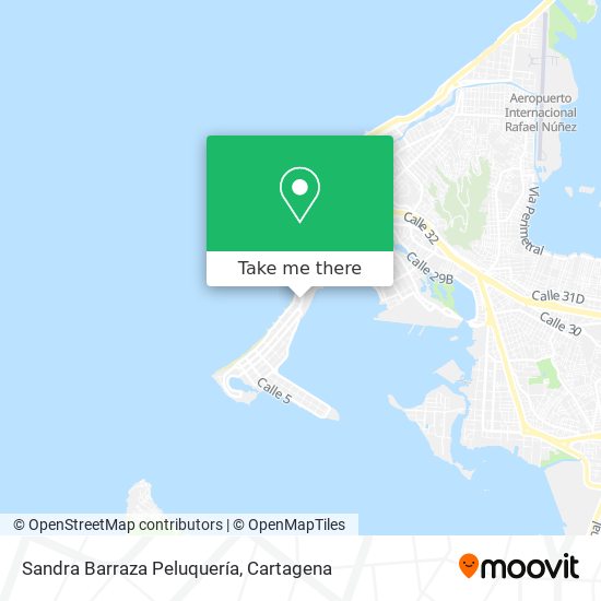 Sandra Barraza Peluquería map