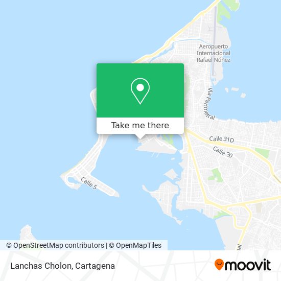 Lanchas Cholon map